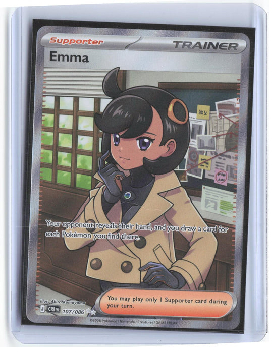 Emma 107/086 Ultra Rare Chaos Rising Pokemon Holo