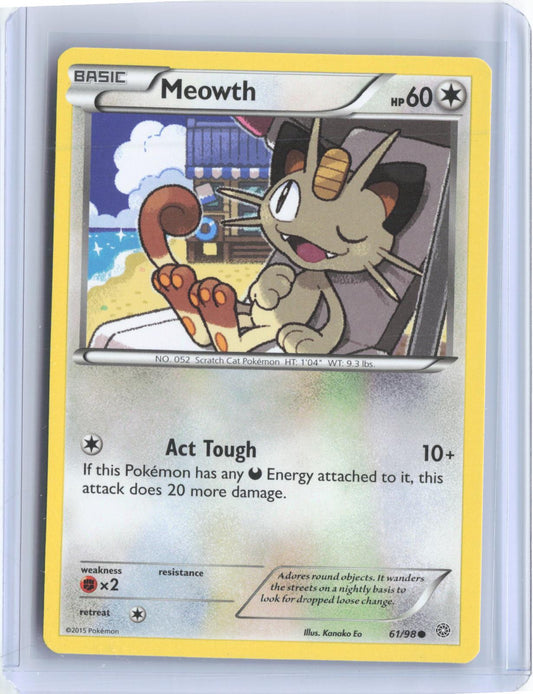 Meowth 61/98 Common Ancient Origins Pokemon