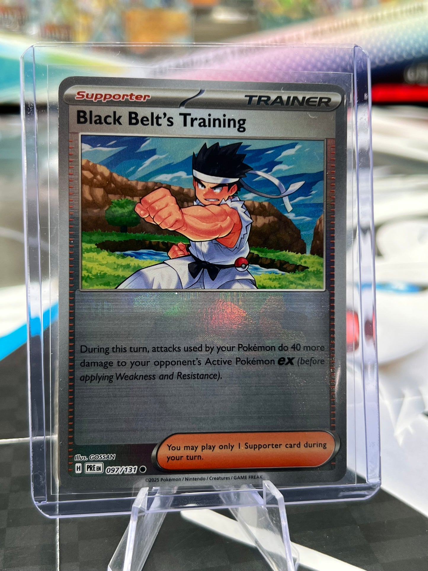 Black Belt's Training - 097/131 (Poke Ball Pattern) - SV: Prismatic Evolutions (PRE) POKÉMON TCG