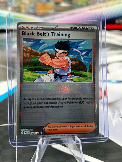 Black Belt's Training - 097/131 (Poke Ball Pattern) - SV: Prismatic Evolutions (PRE) POKÉMON TCG