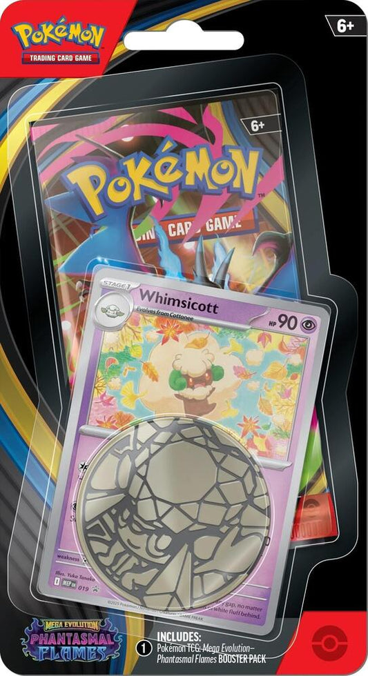 Phantasmal Flames Single Pack Blister [Whimsicott] - ME02: Phantasmal Flames (PFL) Pokémon TCG