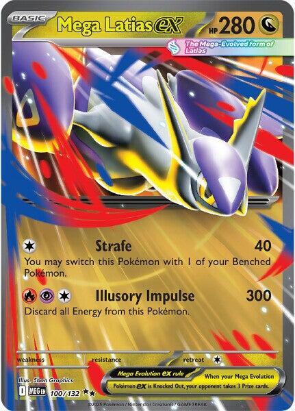 Mega Latias ex - 100/132 - ME01: Mega Evolution (MEG) Pokémon TCG