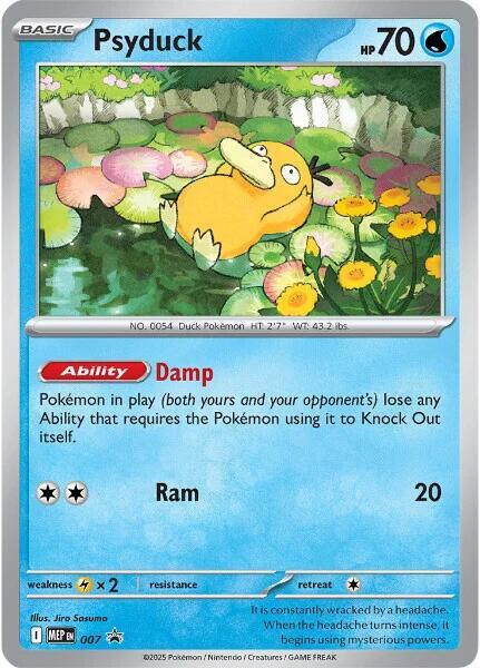 Psyduck - 007 - ME: Mega Evolution Promo (MEP) POKÉMON TCG