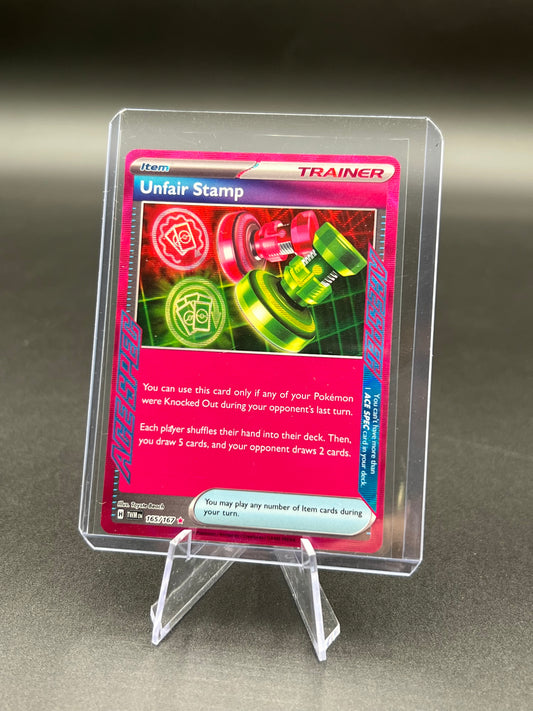 Unfair Stamp - SV06: Twilight Masquerade (TWM) Pokémon TCG 165/167