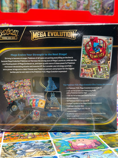 Mega Evolution Pokémon Center Elite Trainer Box (Exclusive) [Mega Lucario] ETB - ME01: Mega Evolution (MEG) Pokémon TCG