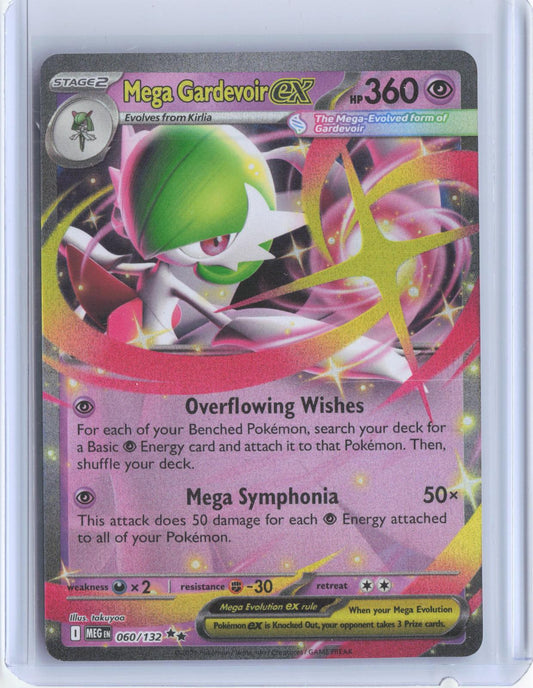 Mega Gardevoir ex 060/132 Double Rare Mega Evolution Pokemon Holo