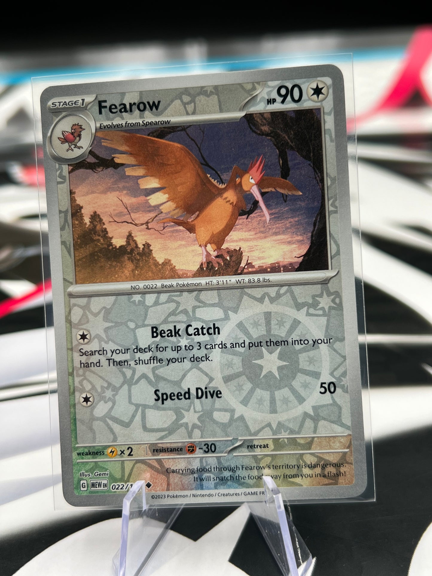 Fearow Reverse Holo 022/165 - SV: Scarlet & Violet 151 (MEW) Pokémon Card TCG
