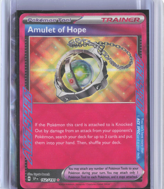 Amulet of Hope 162/191 ACE SPEC Rare Surging Sparks Pokemon Holo