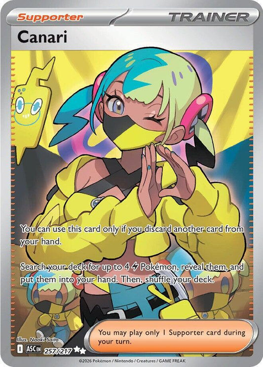 Canari - 257/217 - ME: Ascended Heroes (ASC) Pokémon Card TCG