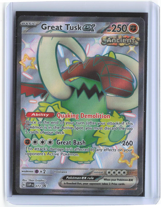 Great Tusk ex 072 Holo Promo Scarlet & Violet Promo Pokemon