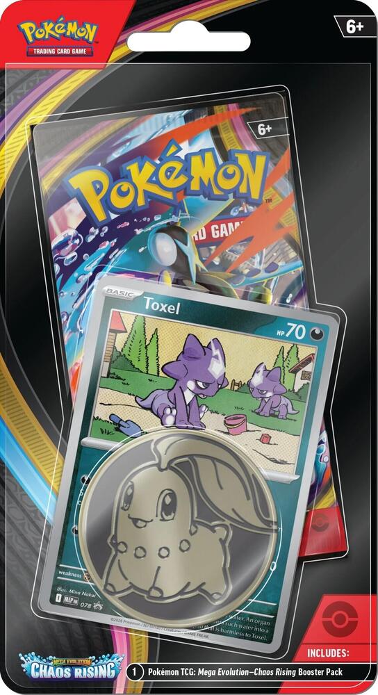 Chaos Rising Single Pack Blister [Toxel] - ME04: Chaos Rising (CRI) Pokémon TCG