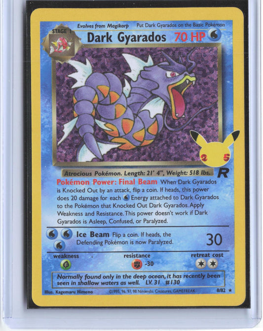 Dark Gyarados 8/82 Celebrations: Classic Collection Pokemon Holo