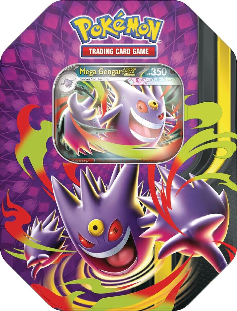 Mega Moonlit Tin [Mega Gengar ex] - Miscellaneous Cards & Products (MCAP) Pokémon TCG