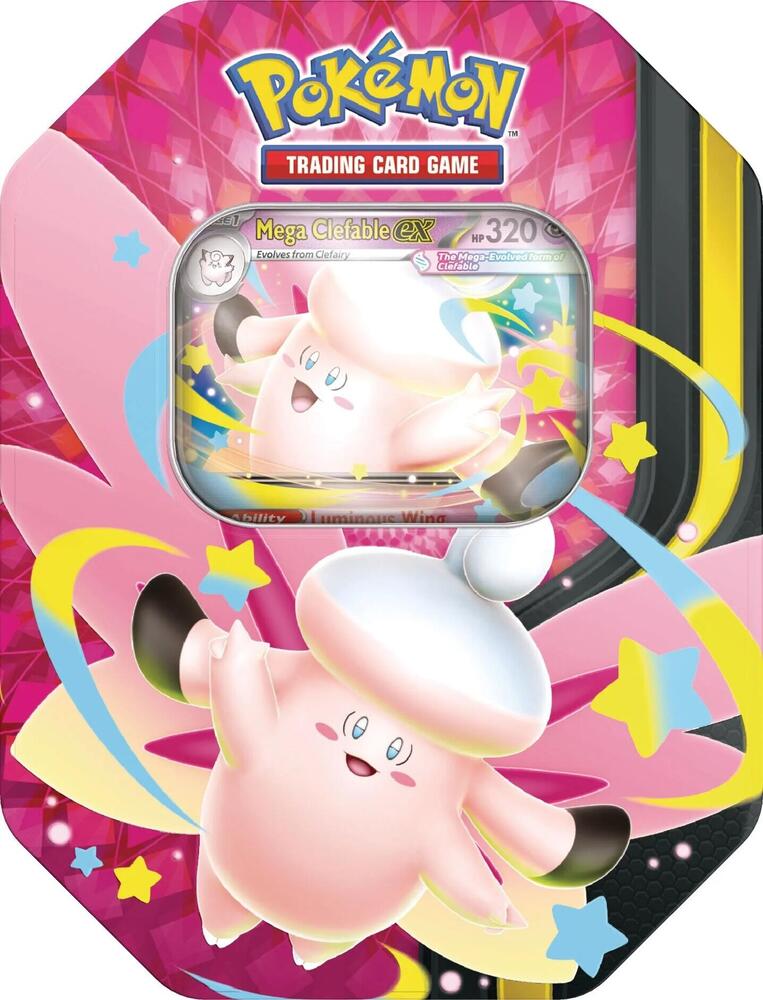 Mega Moonlit Tin [Mega Clefable ex] - Miscellaneous Cards & Products (MCAP) Pokémon TCG