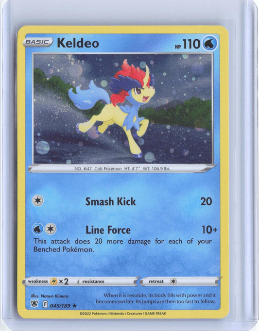Keldeo 045/189 Holo Holo Rare Miscellaneous Cards & Products Pokemon TCG Card
