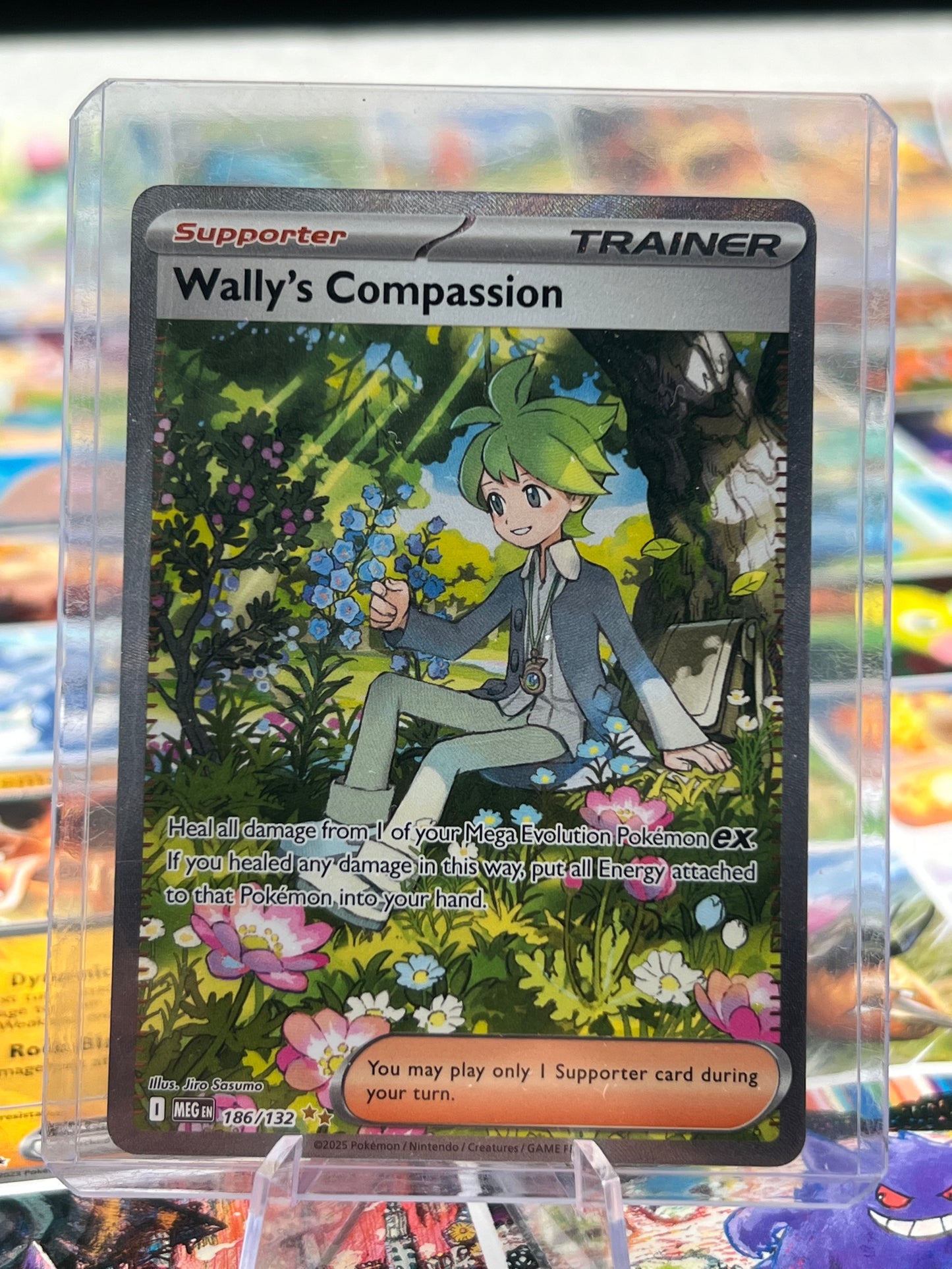 Wally's Compassion - 186/132 - ME01: Mega Evolution (MEG) Pokémon Card TCG