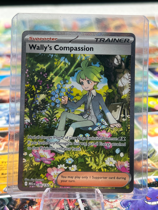 Wally's Compassion - 186/132 - ME01: Mega Evolution (MEG) Pokémon Card TCG