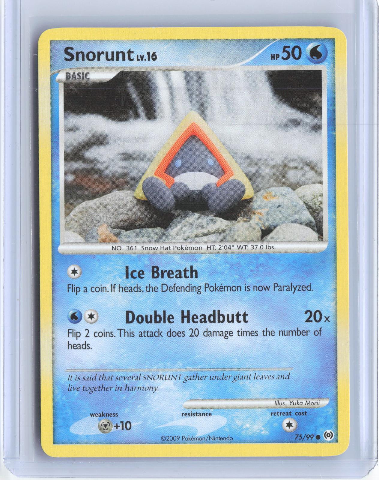 Snorunt 75/99 Common Arceus Pokemon