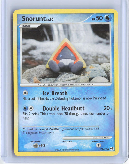 Snorunt 75/99 Common Arceus Pokemon
