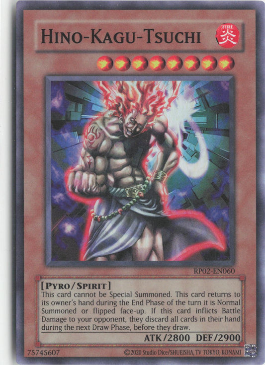 Hino-Kagu-Tsuchi RP02-EN060 Super Rare Retro Pack 2 Yu-Gi-Oh Unlimited