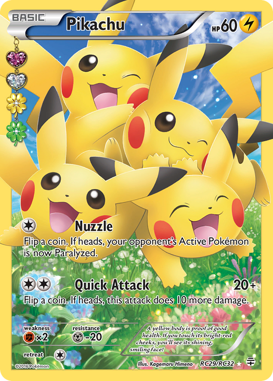 Pikachu RC29/RC32 Ultra Rare Generations Pokemon Holo