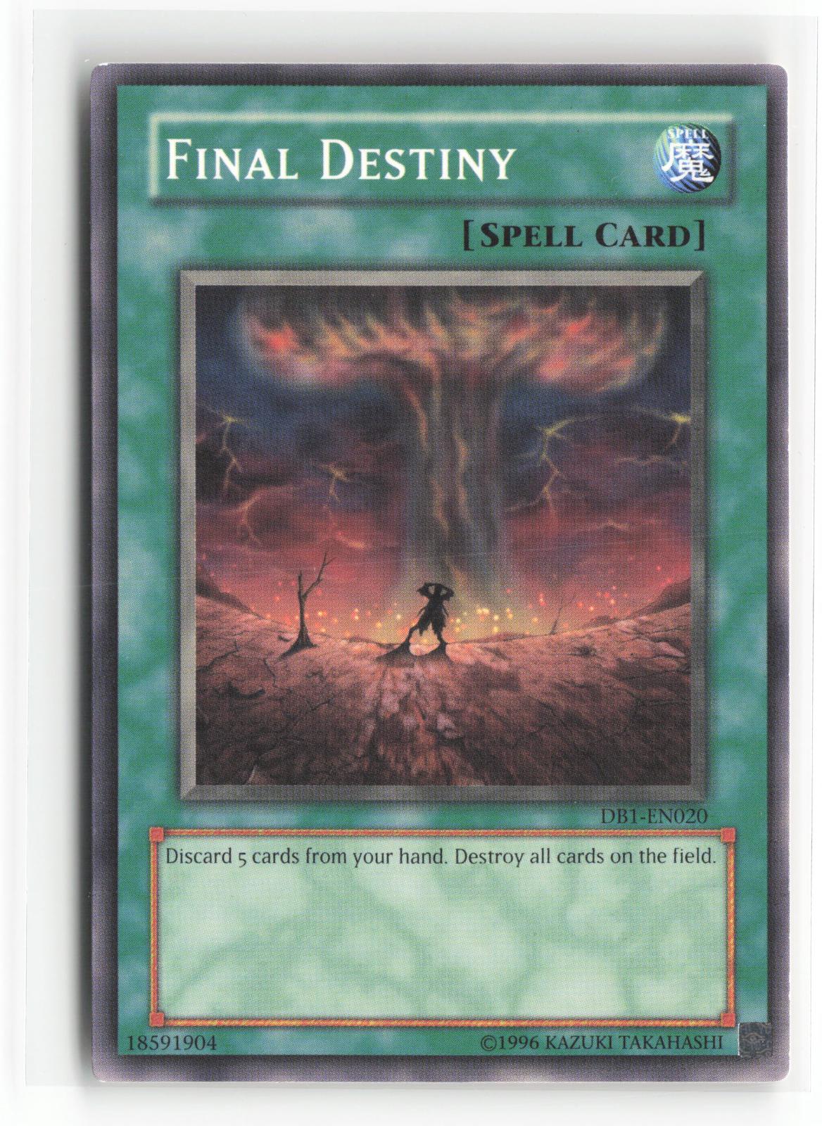 Final Destiny DB1-EN020 Common / Short Print Dark Beginning 1 Yu-Gi-Oh Unlimited