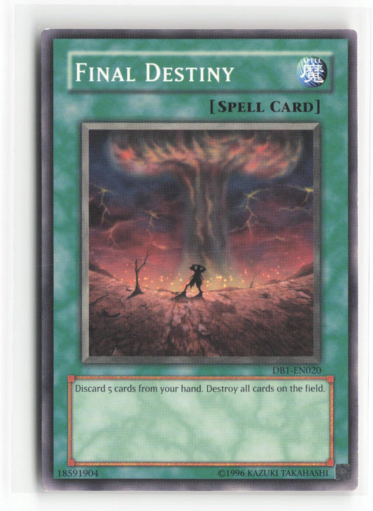 Final Destiny DB1-EN020 Common / Short Print Dark Beginning 1 Yu-Gi-Oh Unlimited