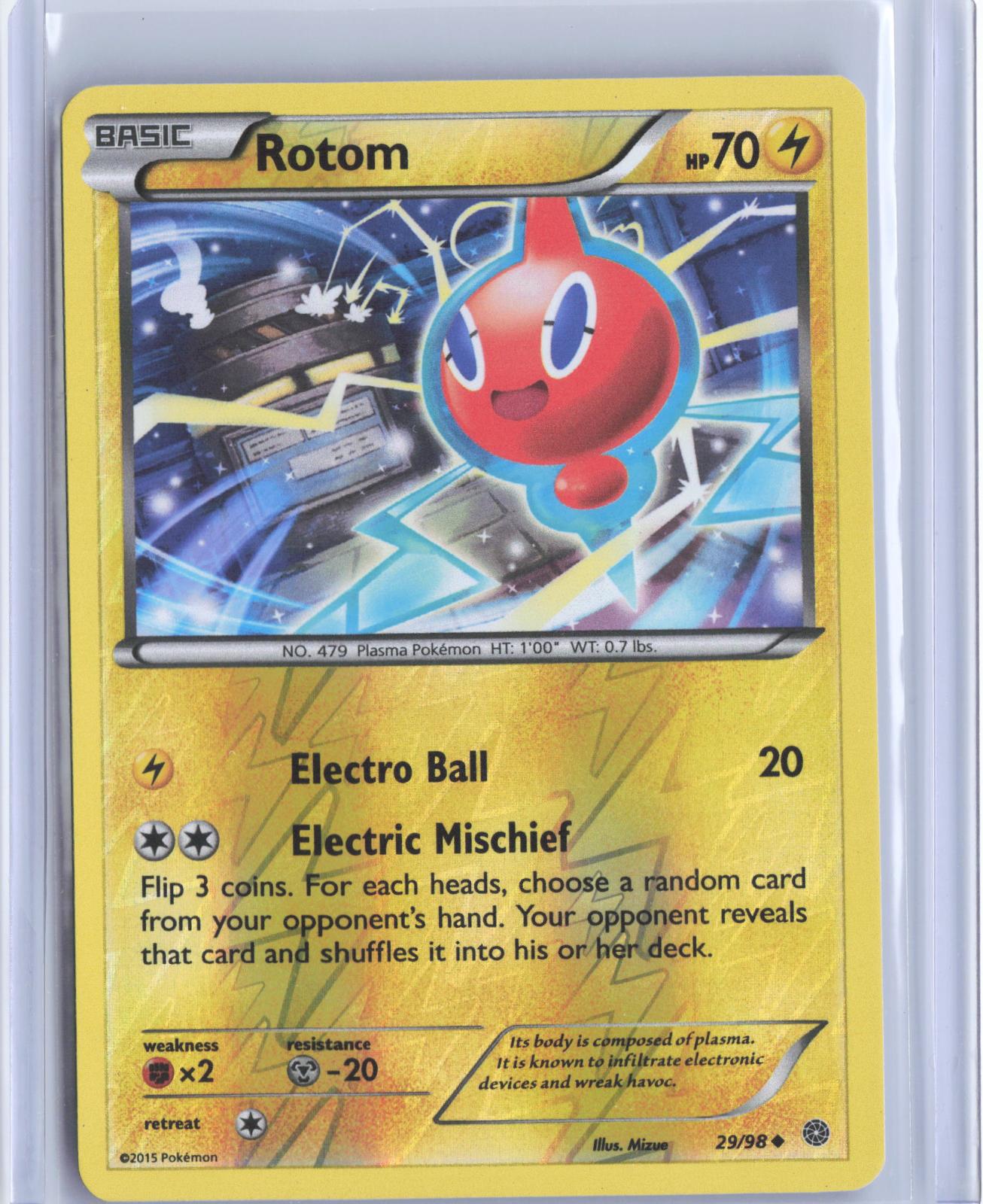 Rotom 29/98 Uncommon Ancient Origins Pokemon TCG Card