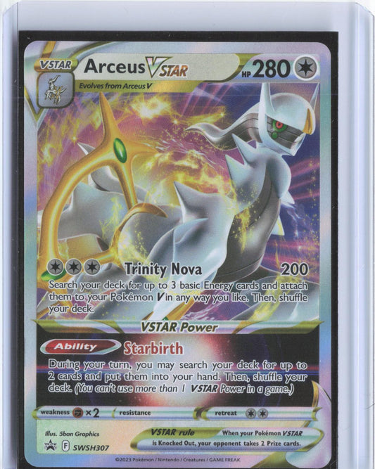 Arceus VSTAR SWSH307 Holo Promo Sword & Shield Promo Pokemon
