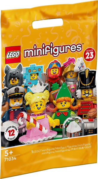 LEGO Minifigure, Series 23 (Complete Random Set of 1 Minifigure) Item No: 71034-1