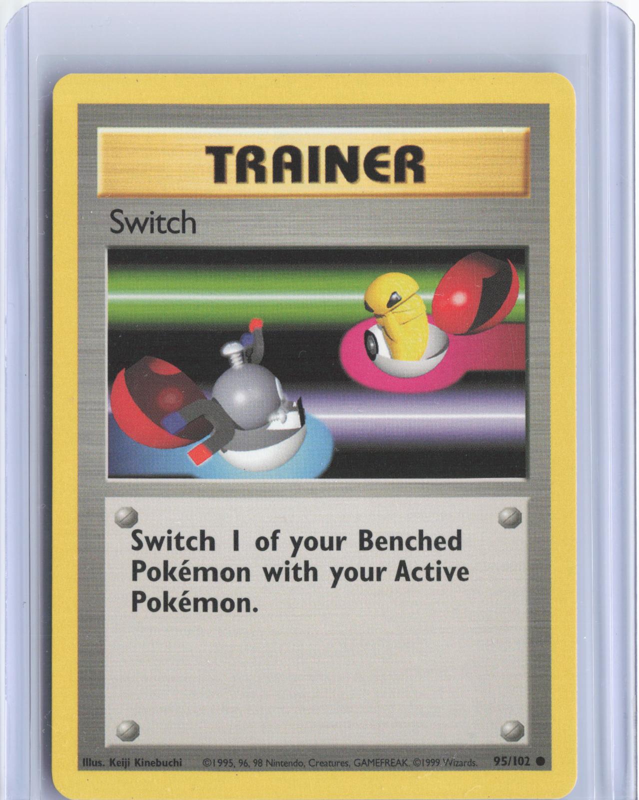 Switch 95/102 Common Base Set Unlimited Pokemon TCG Card