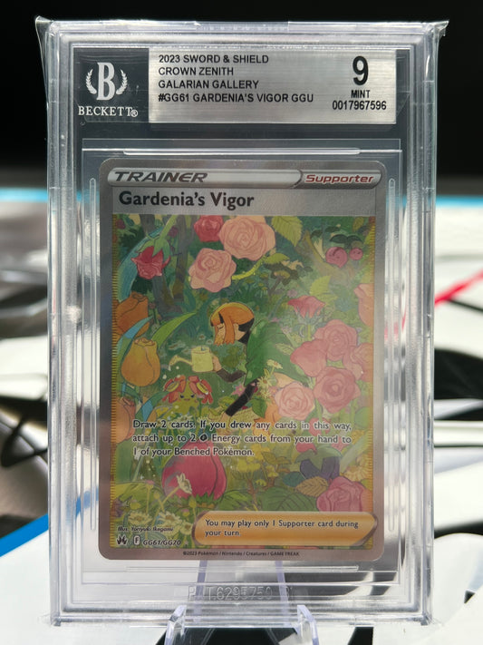 BGS 9 Gardenia's Vigor GG61/GG70 - Crown Zenith: Galarian Gallery (CRZ:GG) Pokémon TCG Beckett