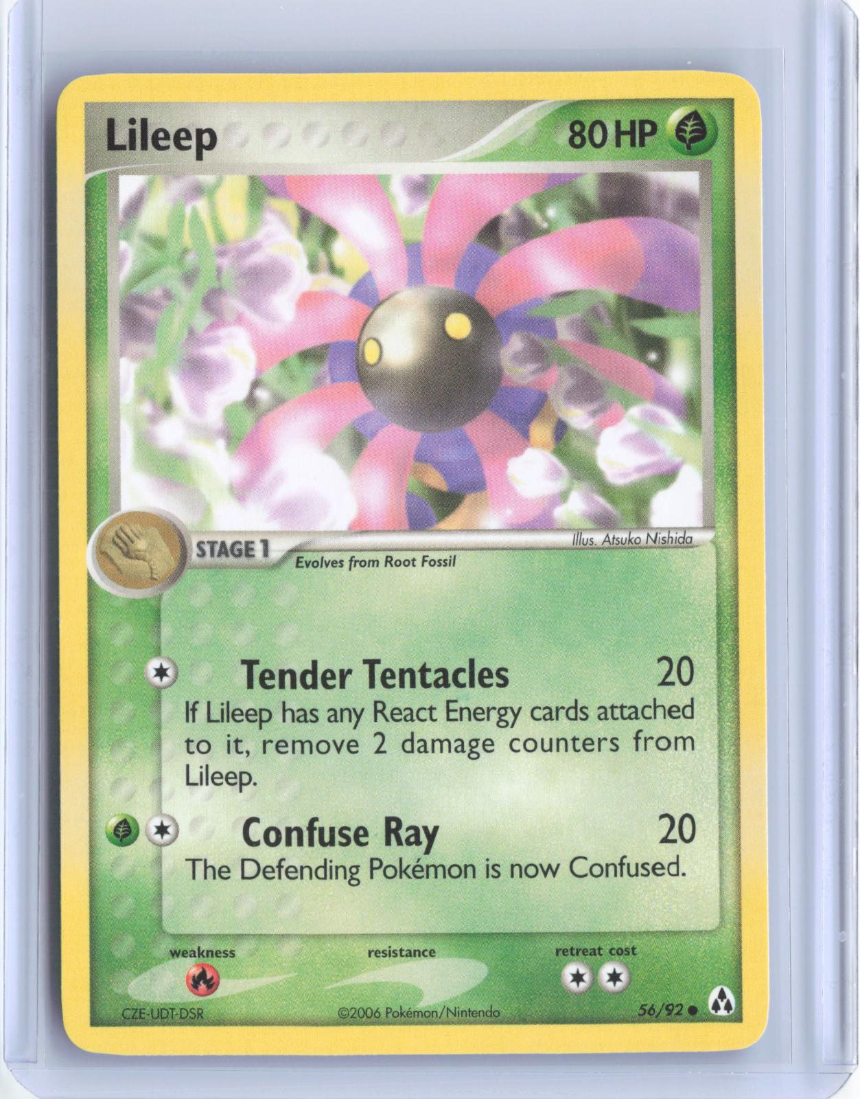 Lileep 56/92 Common Legend Maker Pokemon TCG Card