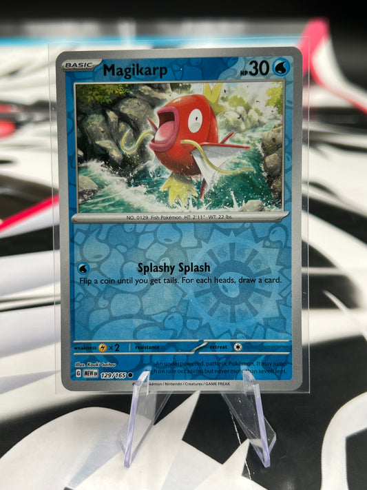Magikarp Reverse Holo 129/165 - SV: Scarlet & Violet 151 (MEW) Pokémon Card TCG