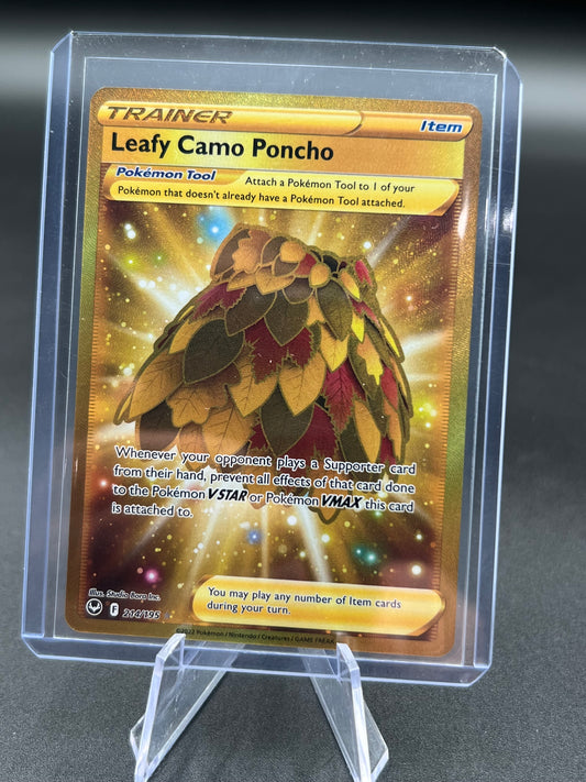 Leafy Camo Poncho 214/195 (Secret) - SWSH12: Silver Tempest (SWSH12) Pokémon TCG