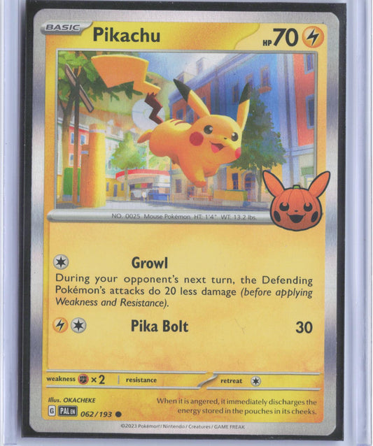 Pikachu 062/193 Holo Common Trick or Trade BOOster 2023 Pokemon TCG Card