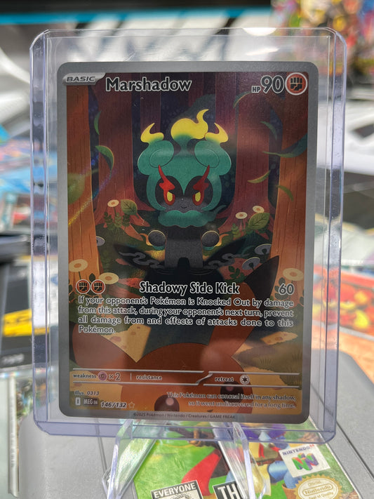 Marshadow Illustration Rare - 146/132 - ME01: Mega Evolution (MEG) Pokémon TCG