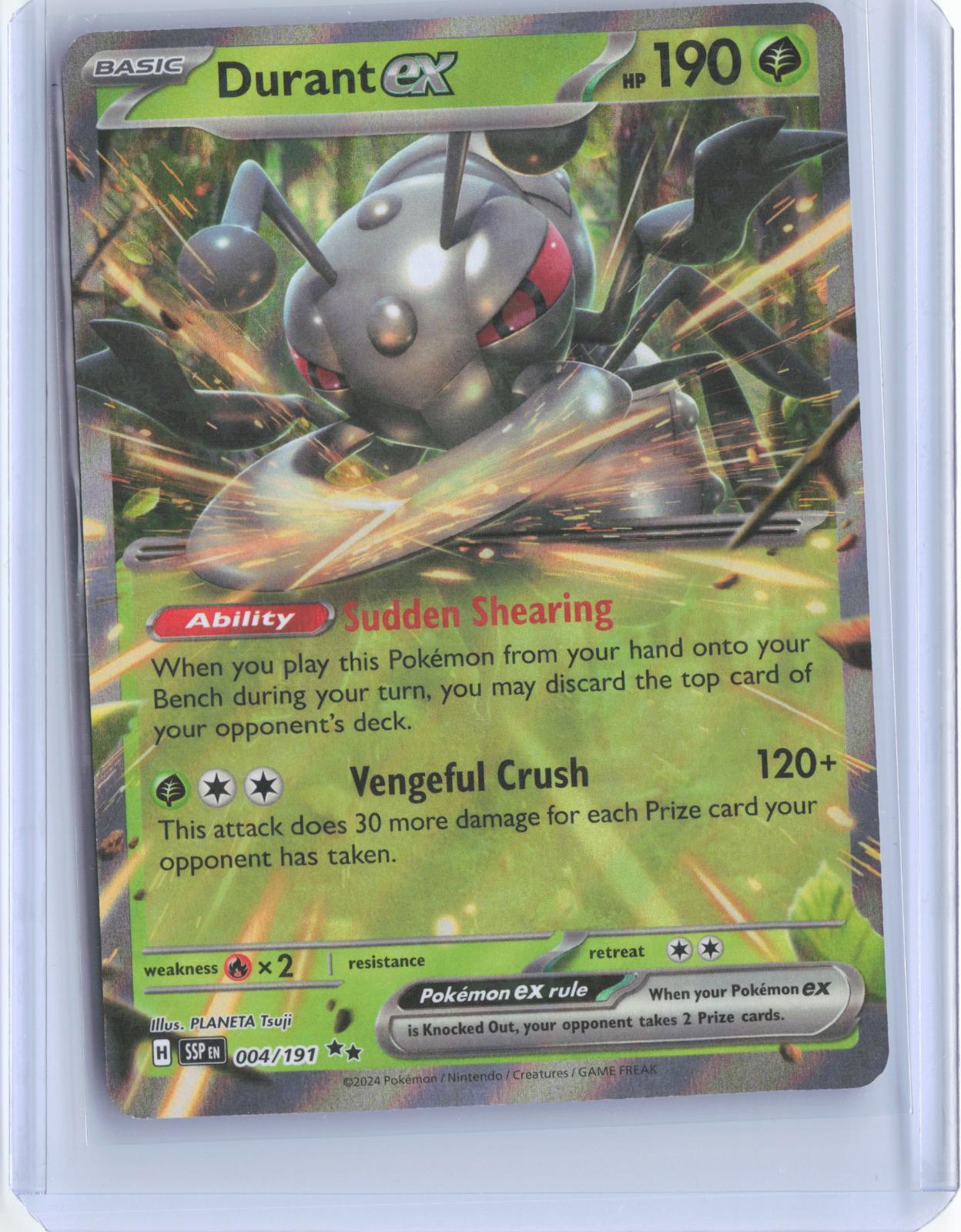 Durant ex 004/191 Double Rare Surging Sparks Pokemon TCG Card