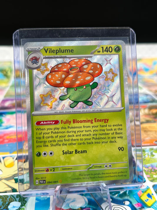 Vileplume 094/091 / Shiny Rare - SV: Paldean Fates (PAF) Pokémon Card TCG