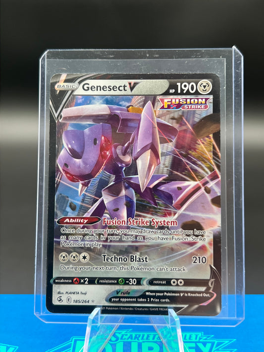 Genesect V 185/265 - SWSH08: Fusion Strike (SWSH08) Pokémon TCG