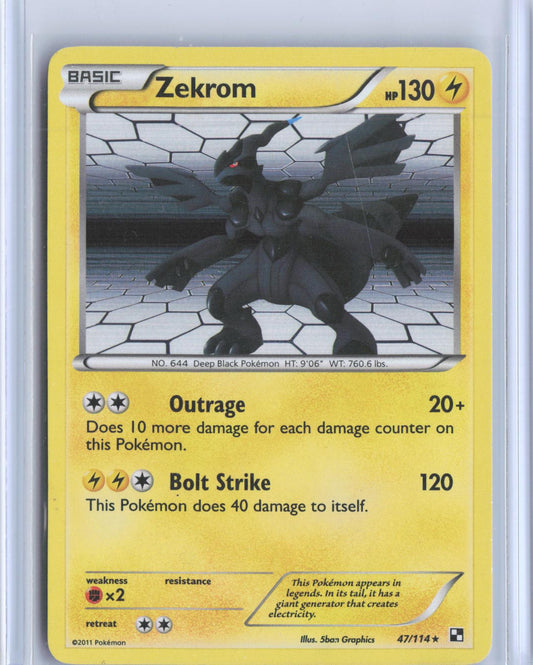 Zekrom 47/114 Holo Rare Black & White Pokemon