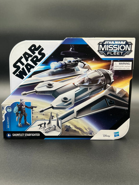 Star Wars Mission Fleet Stellar Class Bo-Katan Gauntlet Starfighter Disney Hasbro New