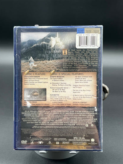 The Lord Of The Rings 2 Disc DVD Widescreen Special Features Factory Sealed
