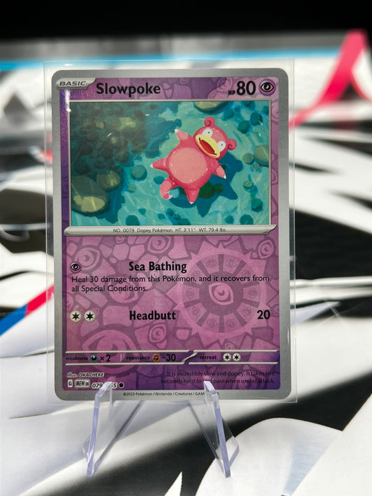 Slowpoke Reverse Holo 079/165 - SV: Scarlet & Violet 151 (MEW) Pokémon Card TCG