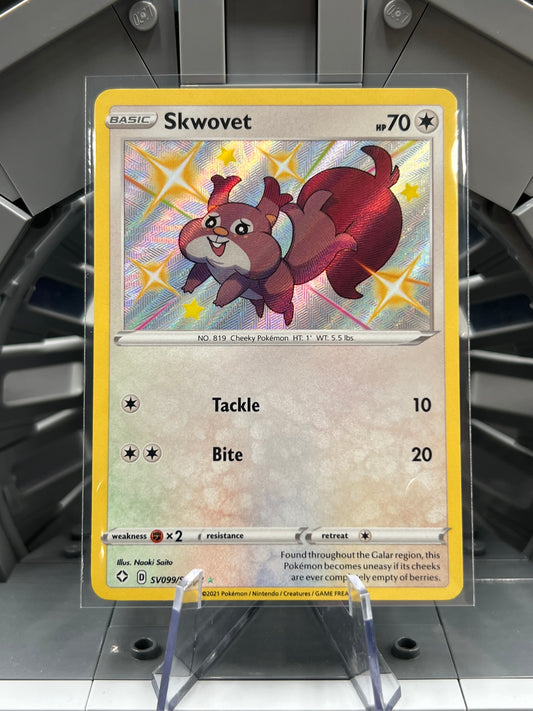 Skwovet - Shining Fates: SV099/SV122 / Shiny Holo Shiny Vault (SHFSV) Pokémon TCG