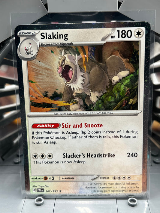 Slaking 162/193 - SV02: Paldea Evolved (PAL) Cosmos Holo Pokémon TCG