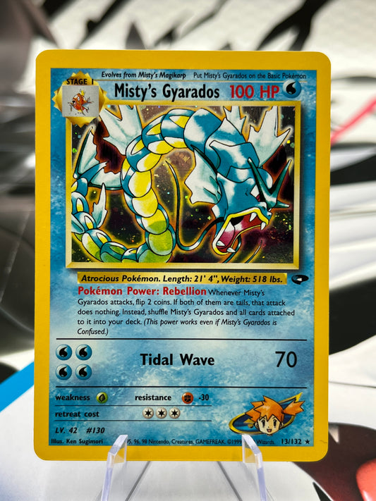 Misty's Gyarados 013/132 / Holo Rare - Gym Challenge (G2) Vintage WOTC Pokémon TCG