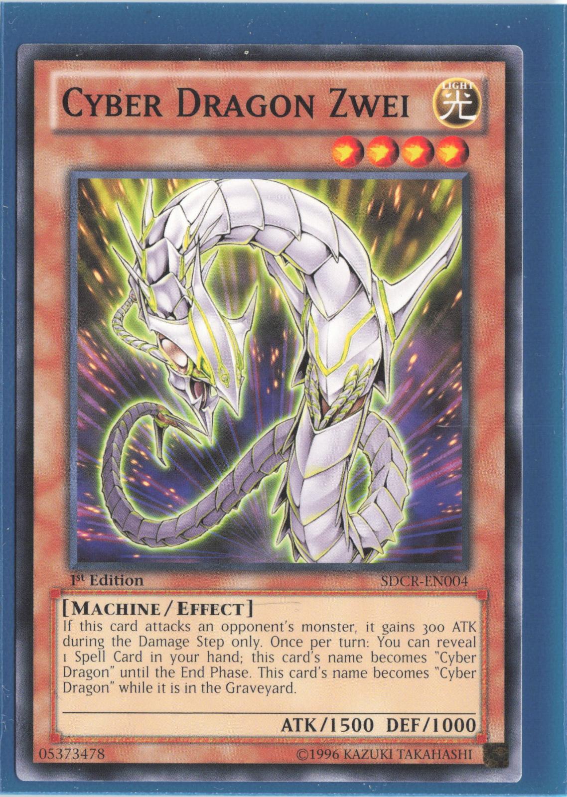 Cyber Dragon Zwei SDCR-EN004 Structure Deck: Cyber Dragon Revolution Yu-Gi-Oh 1st Edition