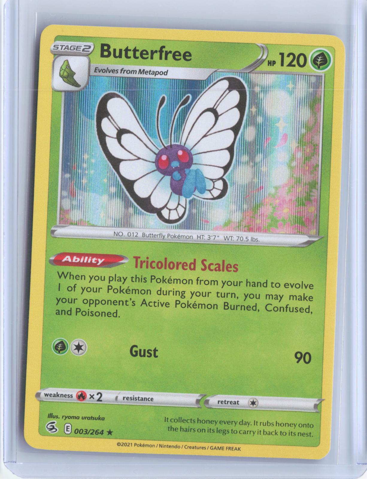Butterfree 003/264 Holo Rare Fusion Strike Pokemon