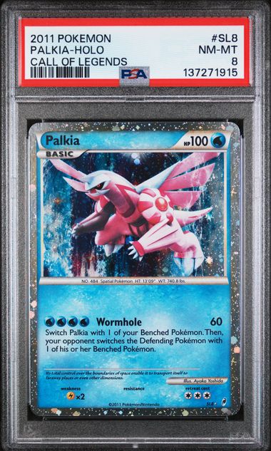 PSA 8 Palkia #SL8 (Shiny) - Call of Legends (CL) Graded Pokémon TCG